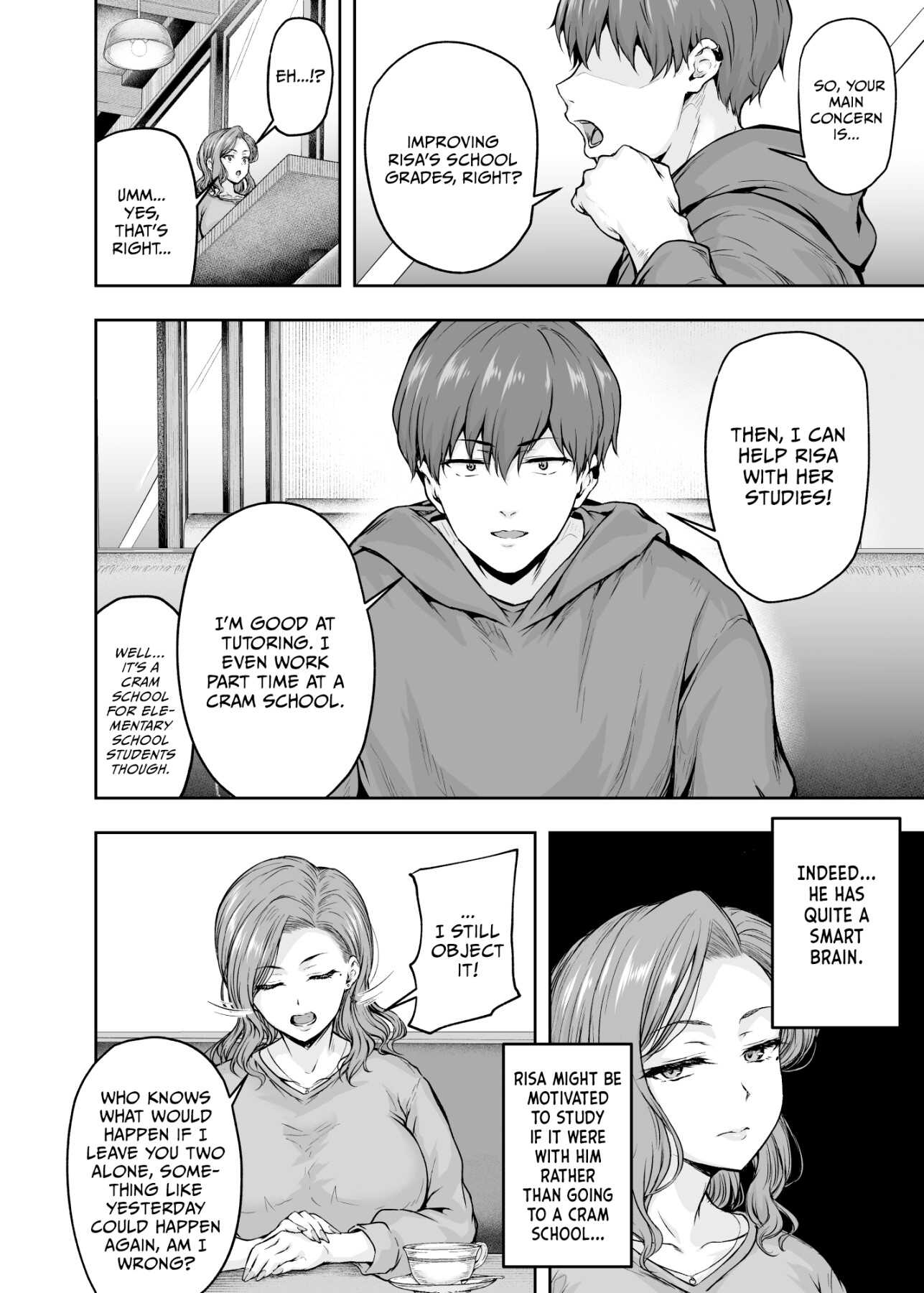 Hentai Manga Comic-Mom's obsessed with her Daughter's Boyfriend 1-Read-27